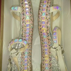 Size 41 US 11 Christian louboutin Rainbow Cataclou